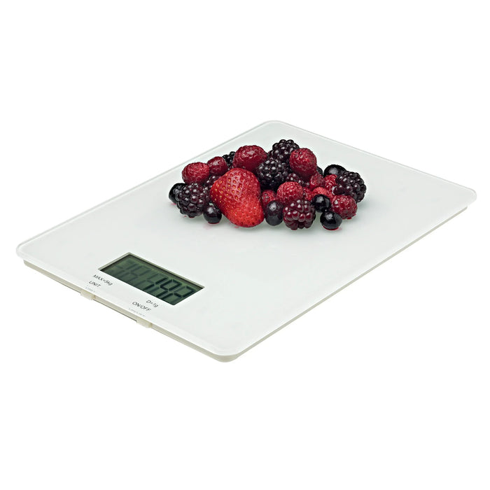 elevenpast digital Food scale White Digital Kitchen Scale 5kg - Red | Black | White AV15826/24