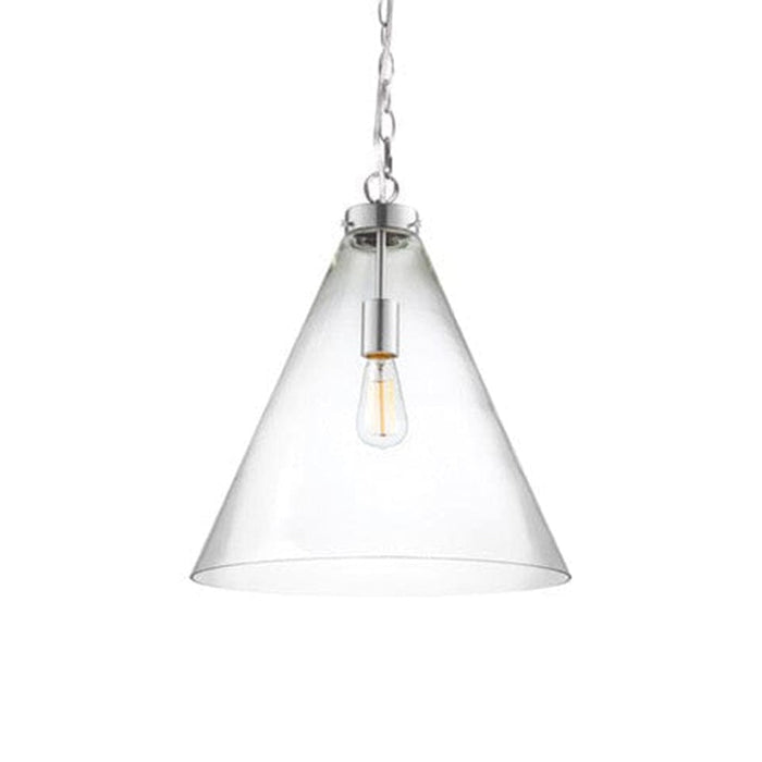 elevenpast Pendant Large Cone Glass Pendant | 2 Sizes B-KLCH-2196-1L