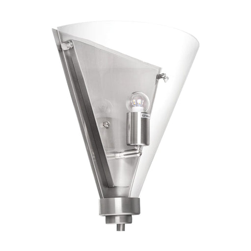elevenpast Wall Light Cone Glass Wall Light in Satin Chrome B-KLW-2196-ST