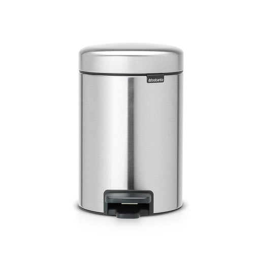 Brabantia waste bin Pedal Bin NewIcon 5 Litre - Fingerprint Proof Matt Steel B00B112102/1