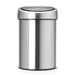 Brabantia waste bin Matt Steel Fingerprint Proof Touch Bin 3 Litre - Matt Steel B00B378645/1