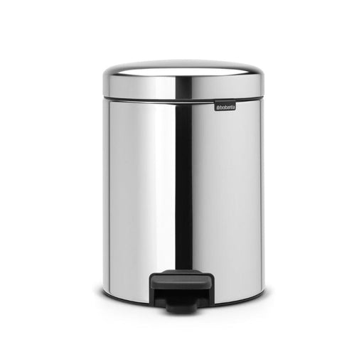 Brabantia waste bin Brilliant Steel Pedal Bin NewIcon 5 Litre in Various Colours B01B112621/1