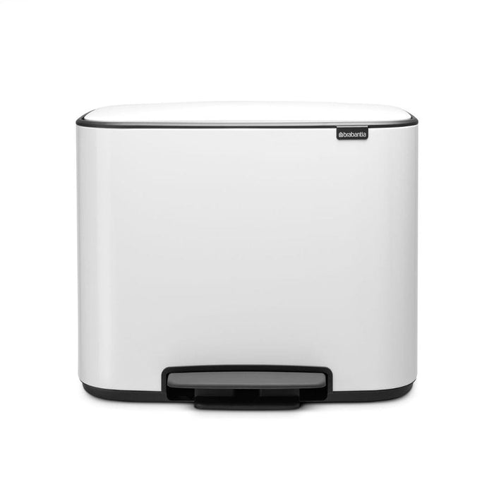 Brabantia waste bin White Bo Pedal Bin 11 + 23 Litre in White | Matt Black | Platinum | Matt Steel B03B121142/1