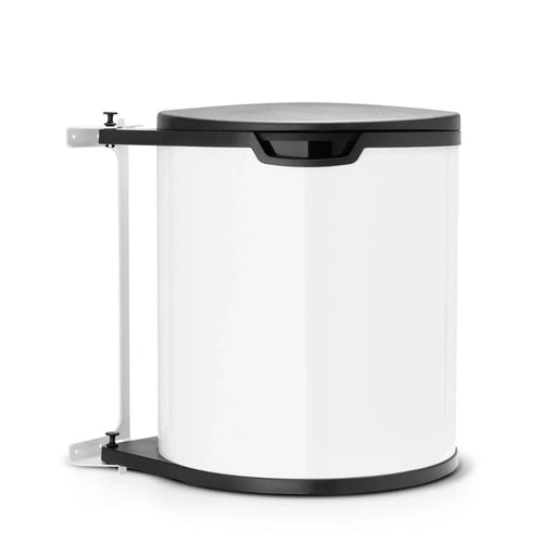 Brabantia waste bin White Built-In Bin 15 litre - White | Brilliant Steel B03B428081/1