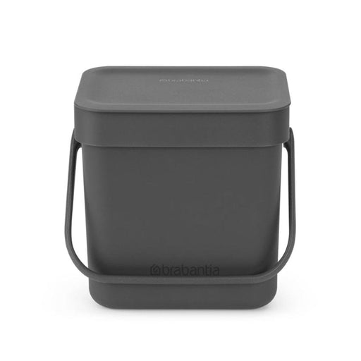 Joseph Joseph food waste caddy Grey Sort & Go Waste Bin 3 litre -  Jade Green | Fir Green | Light Grey | Grey B04B209888/4