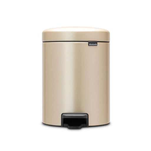 Brabantia waste bin Metallic Gold Pedal Bin NewIcon 5 Litre in Various Colours B04B304422/1
