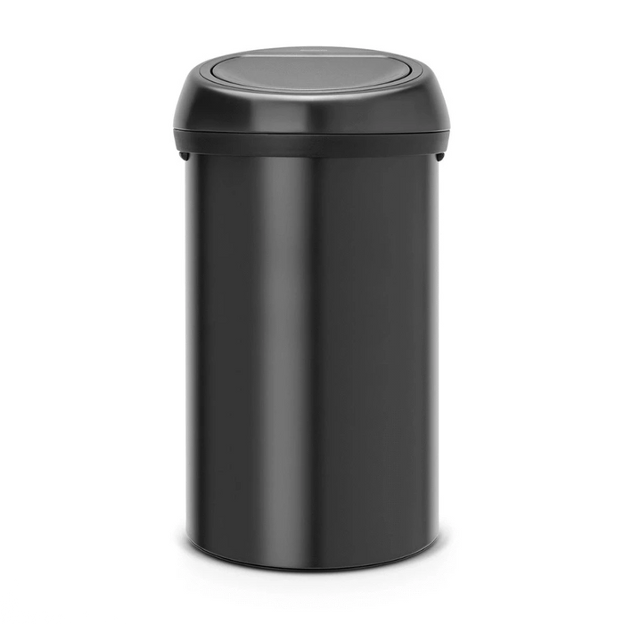 Brabantia waste bin Black Touch Bin 60 Litre - Matt Steel | Black B04B402562/1