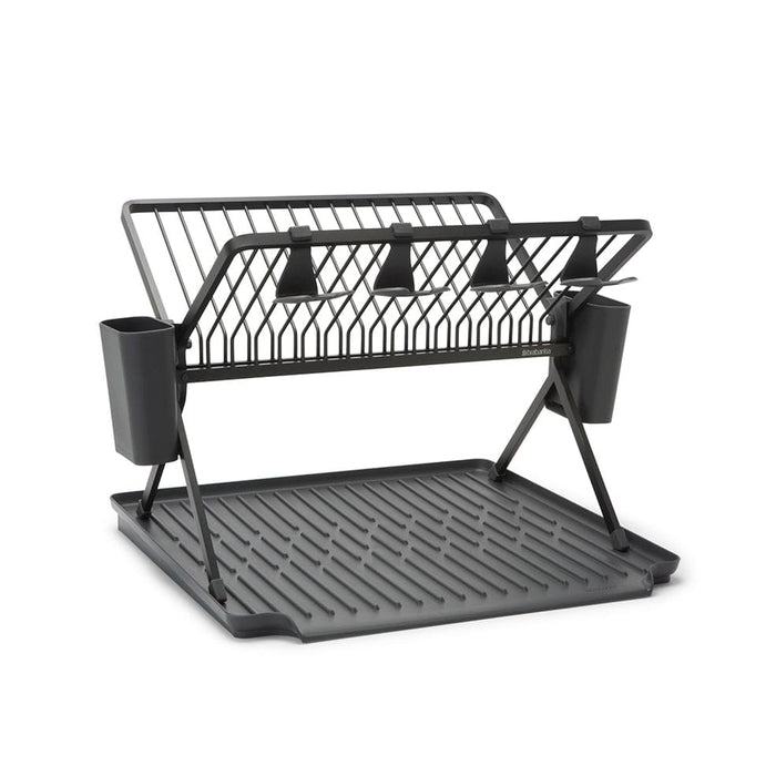 Brabantia dish rack Dark Grey Foldable Dish Rack Large - Light Grey | Dark Grey B07B139482/1