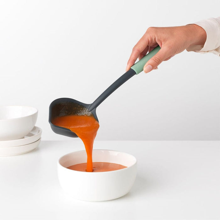 Brabantia silicone ladle Tasty+ Soup Ladle plus Scraper - Jade Green B20B122729/6