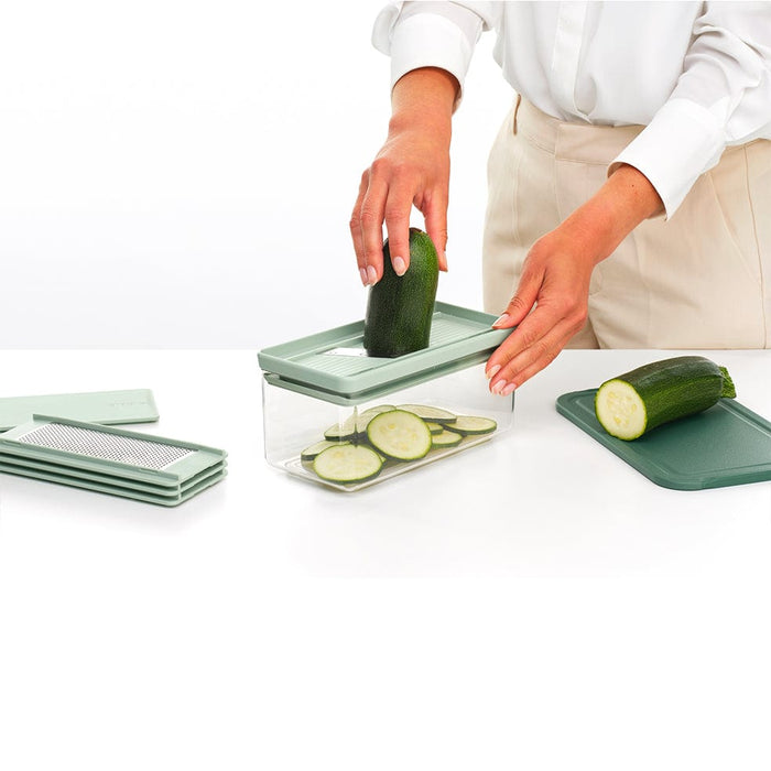 Brabantia foodslicer Tasty+ Slicer and Grater Set -Jade Green B20B145469/1
