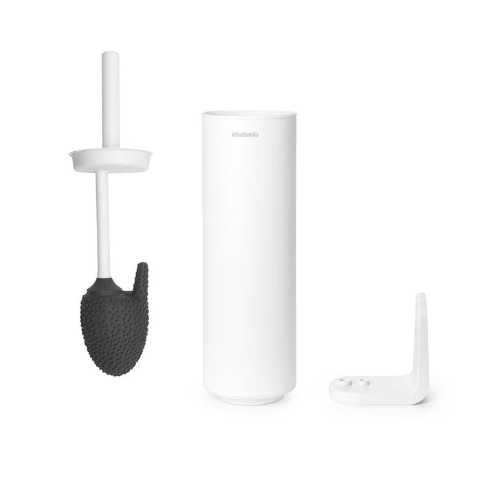 Brabantia Toilet Brush and Holder Mineral Fresh White MindSet Toilet Brush and Holder - Mineral Fresh White | Mineral Infinite Grey B25B303029/2