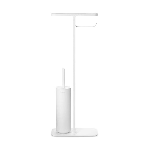 Brabantia Toilet Brush and Holder Mineral Fresh White MindSet Toilet Butler - Mineral Infinite Grey | Mineral Fresh White B25B303067/1