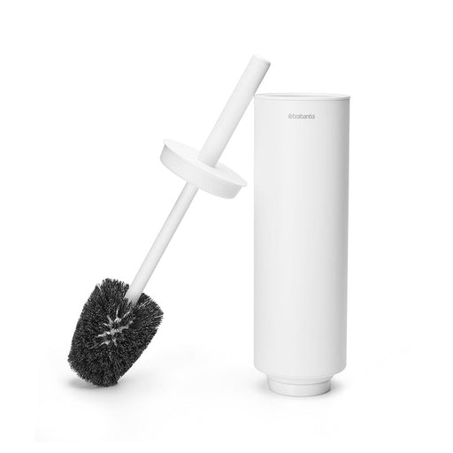 Brabantia Toilet Brush and Holder White MindSet Toilet Brush and Holder - White | Grey B25B303845/2