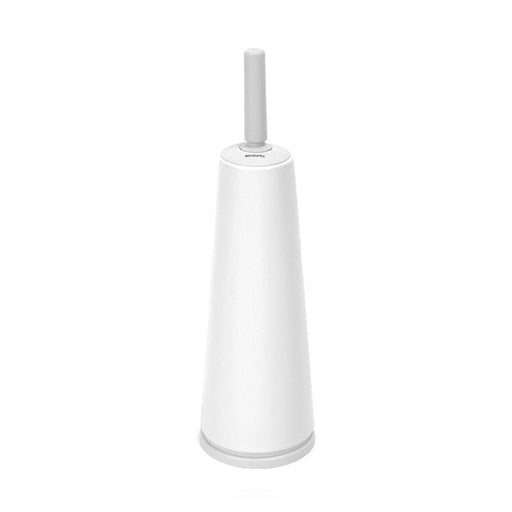 Brabantia Toilet Brush and Holder White ReNew Toilet Brush and Holder - Black | Steel | Platinum | White | Soft Beige B25B414664/2