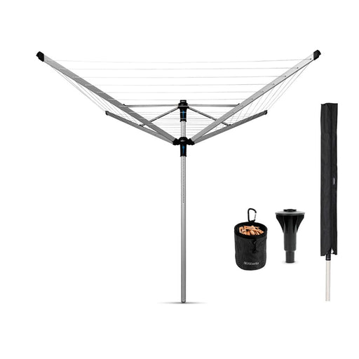 Brabantia drying line Lift‑O‑Matic Advance 60 m Rotary Dryer – Metallic Grey B26B100260/1