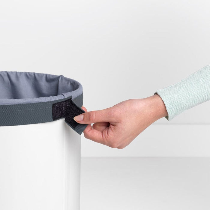 Brabantia laundry bin Laundry Bin 35 litre with Cork Lid - White B26B104367/1