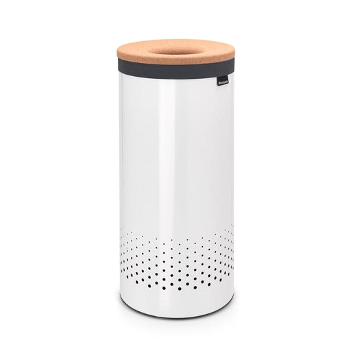 Brabantia laundry bin Laundry Bin 35 litre with Cork Lid - White B26B104367/1