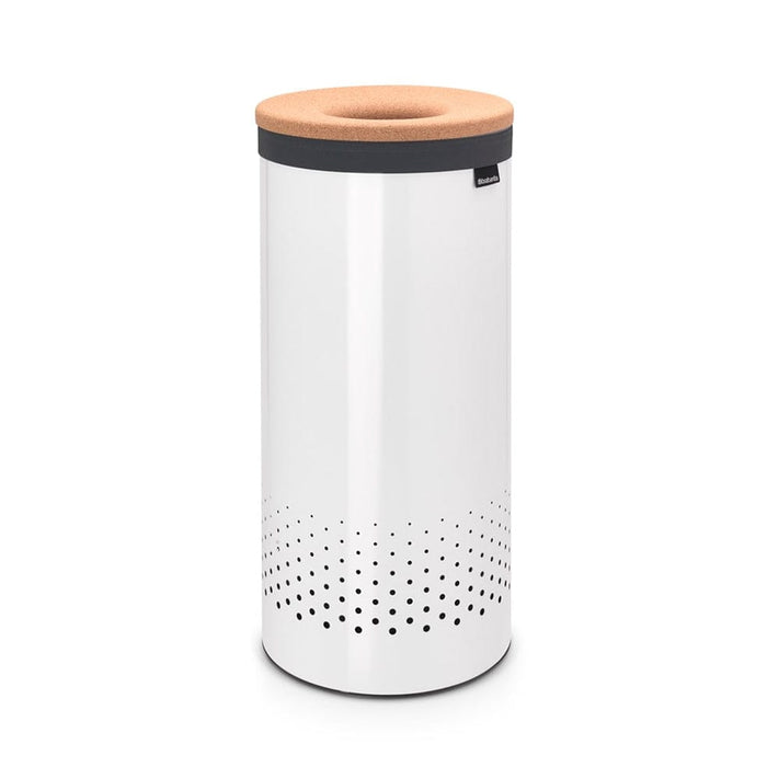Brabantia laundry bin Laundry Bin 35 litre with Cork Lid - White B26B104367/1