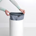 Brabantia laundry bin Laundry Bin 35 litre with Cork Lid - White B26B104367/1