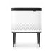 elevenpast laundry bin White Bo Laundry Bin – 60 Litre White | Matt Black B26B200502/1