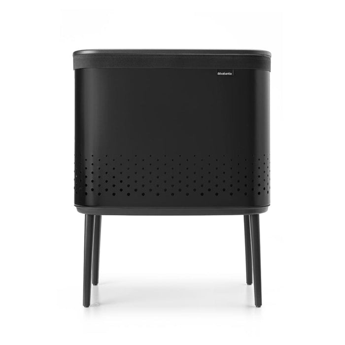 elevenpast laundry bin Matt Black Bo Laundry Bin – 60 Litre White | Matt Black B26B200526/1