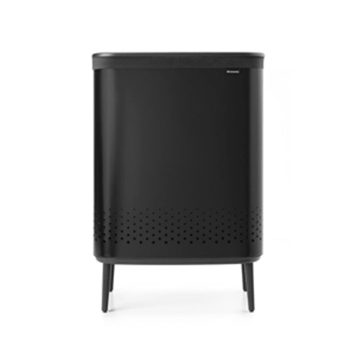 elevenpast laundry bin Matt Black Bo Laundry Bin Hi – 2 × 45 Litre White | Matt Black B26B200564/1