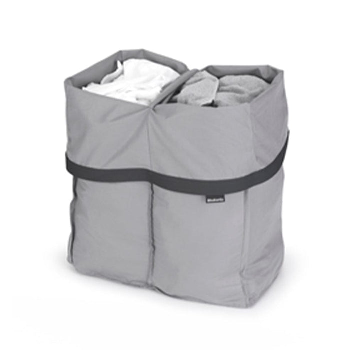 Brabantia laundry bag Replacement Brabantia Bo Laundry Bin Bag 2 x 45 litre - Grey B26B200724/5