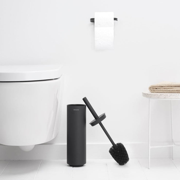 Brabantia Toilet Brush and Holder MindSet Toilet Brush and Holder - White | Grey
