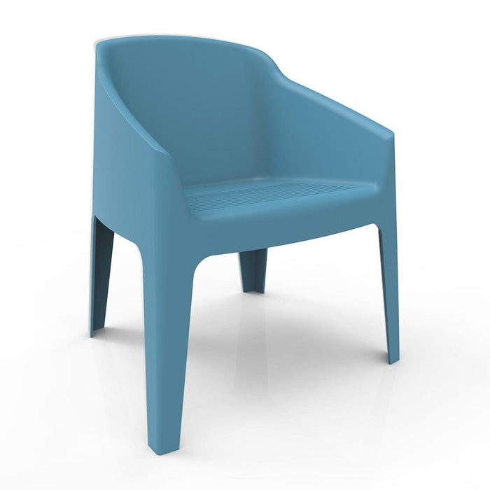 elevenpast Retro Blue Baku Chair BAKUBL 633710850117