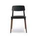 elevenpast Fresh Polyprop Chair with Solid Wood Legs - White | Black | Grey