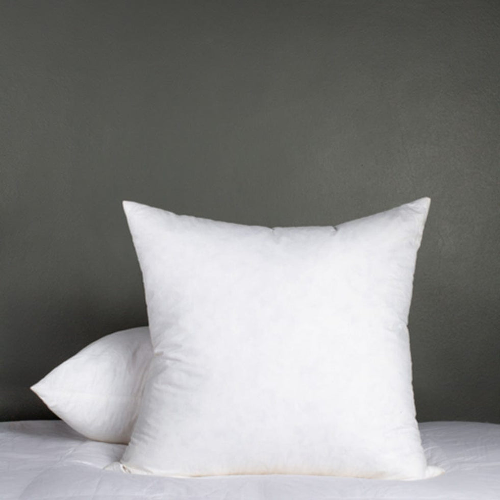 Scatter Cushion Inners in White Two Sizes elevenpast