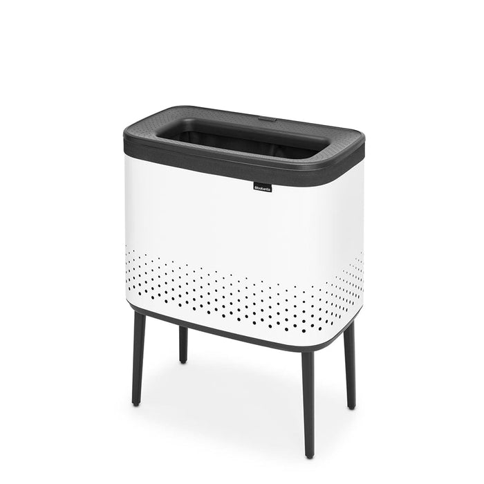elevenpast laundry bin Bo Laundry Bin – 60 Litre White | Matt Black