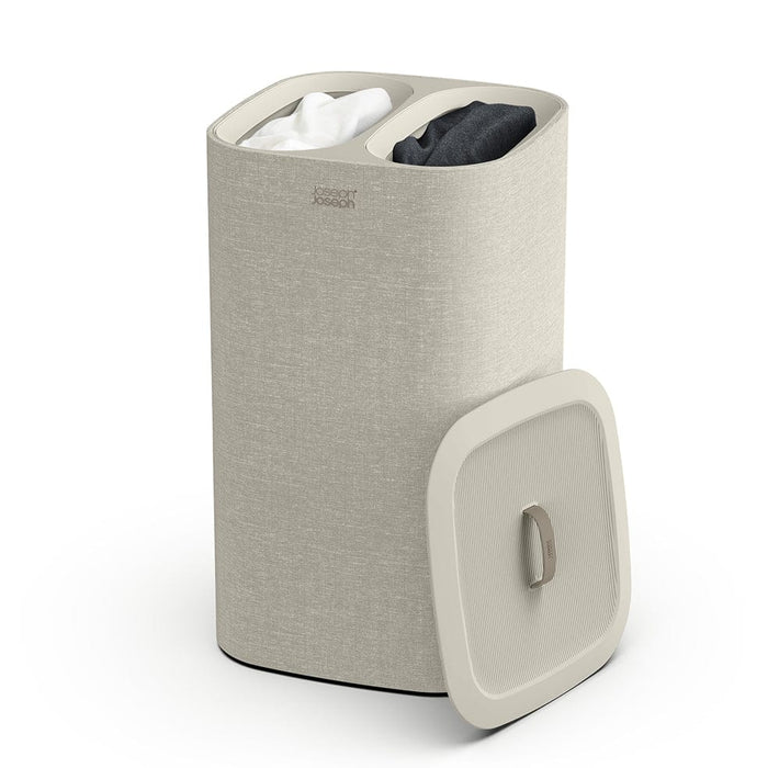 Joseph Joseph laundry bin Tota Pop 60L Laundry Separation Basket in Green | Coral | Ecru | Grey | Carbon