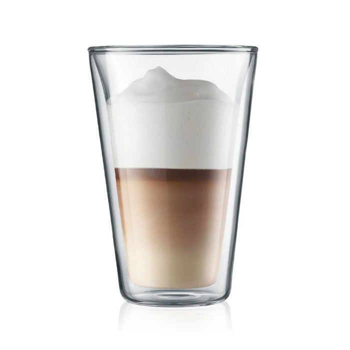 elevenpast tumblers Bodum Canteen Double Wall Glass 400ml - 2 piece Set BD10110-10/6