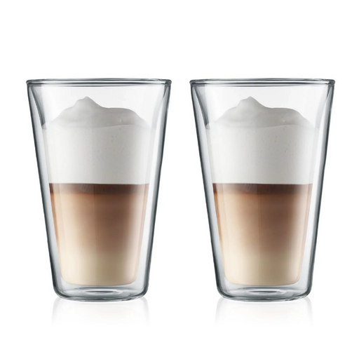 elevenpast tumblers Bodum Canteen Double Wall Glass 400ml - 2 piece Set BD10110-10/6