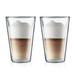elevenpast tumblers Bodum Canteen Double Wall Glass 400ml - 2 piece Set BD10110-10/6