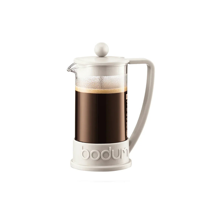 elevenpast french press 0.35 Litre (3 Cup) Bodum Brazil French Press Coffee Maker White - 3 Cup | 8 Cup BD10948-913/1
