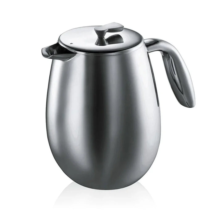 elevenpast french press 1.5 Litre (12 Cup) Bodum Columbia French Press Coffee Maker, Double Wall - Various Sizes BD1312-16