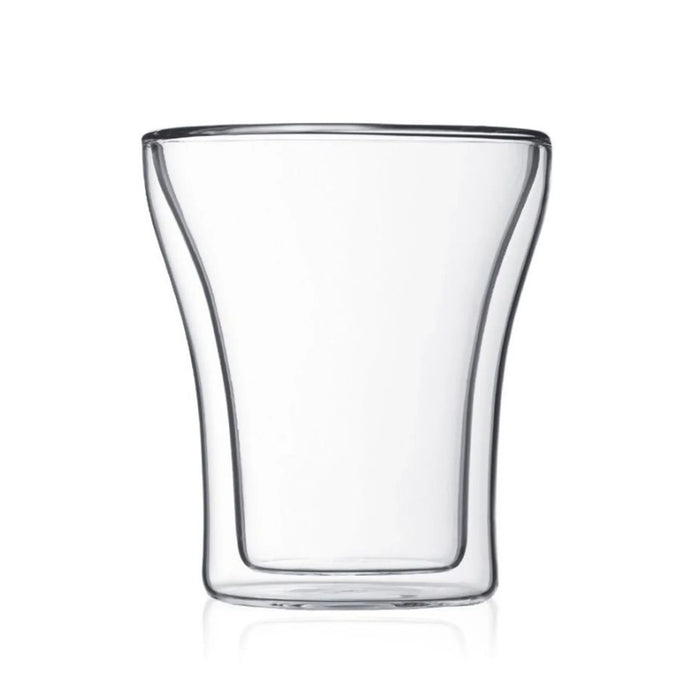 elevenpast tumblers Bodum Assam Double Wall Glass Small 0.2L | 2 Piece Set BD4555-10/6