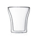 elevenpast tumblers Bodum Assam Double Wall Glass Small 0.2L | 2 Piece Set BD4555-10/6