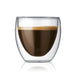 elevenpast tumblers Bodum Pavina Double Wall Glass Extra Small 0.08L | 2 Piece Set BD4557-10/6