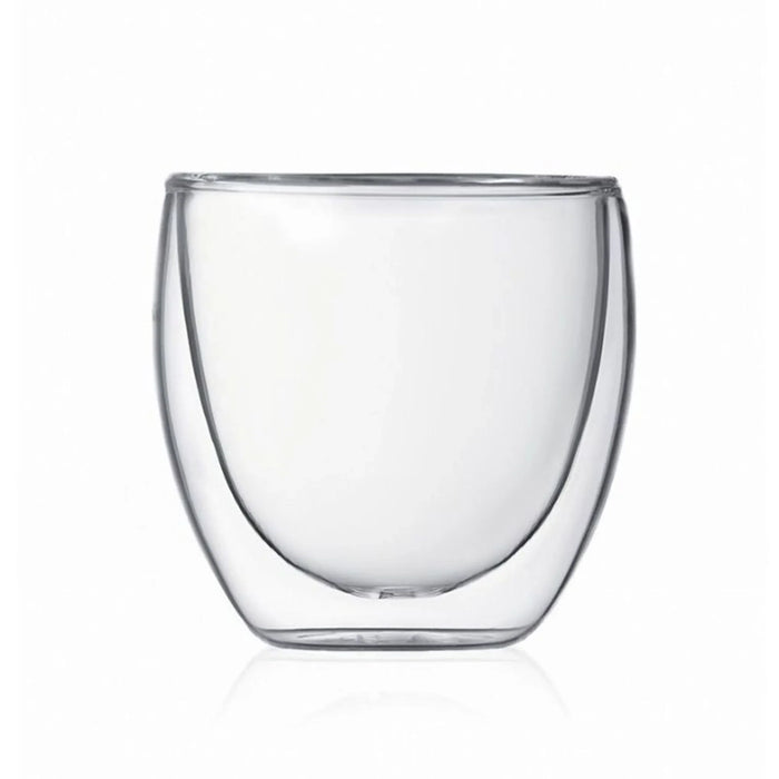 elevenpast tumblers Bodum Pavina Double Wall Glass Extra Small 0.08L | 2 Piece Set BD4557-10/6
