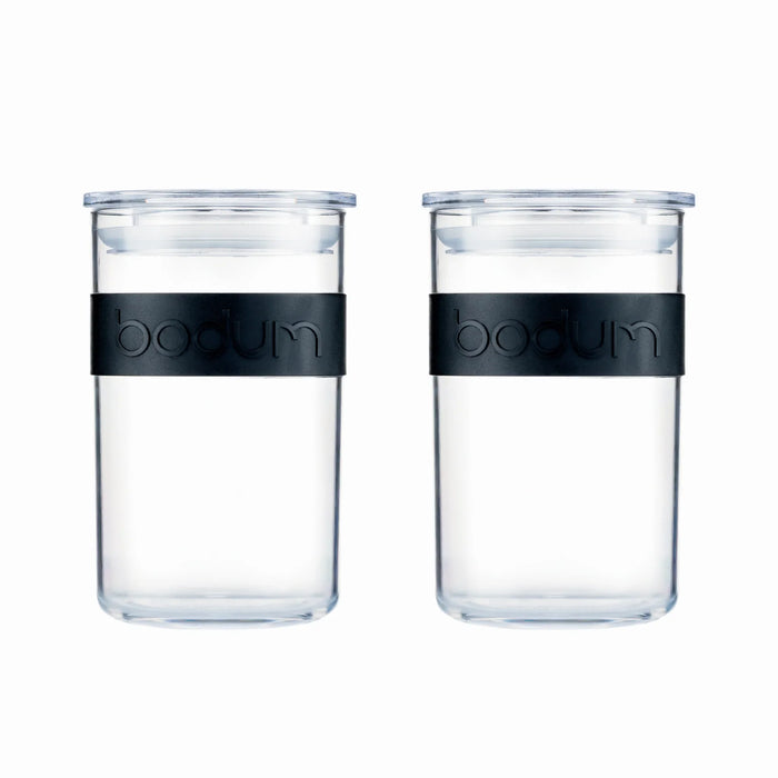 elevenpast storage Bodum Presso 2 piece Storage Jar 600ml - Black BDK11828-01SA12
