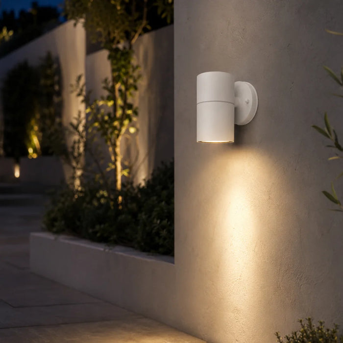 elevenpast Wall Light Ellies Ash Series AC Up/Down Facing Outdoor Wall Light - GU10 Base White | Black