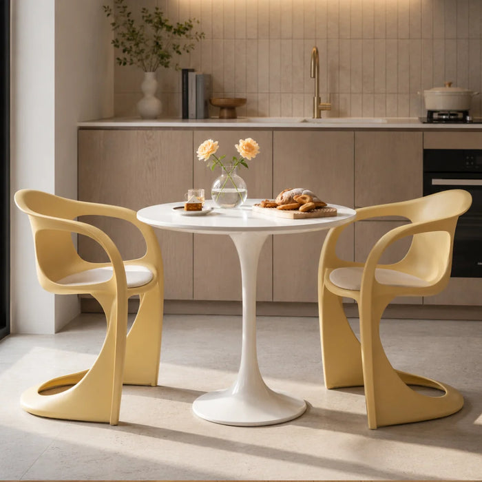 elevenpast dining chair Casala Sculptural Dining Chair – Black | Cream | Ancora Red | White