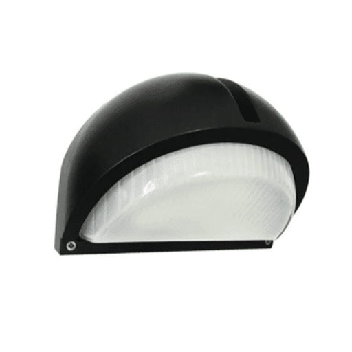 elevenpast Outdoor Light Black Mariel Outdoor Bulkhead Light with Frosted Glass BH013 LW BK 6007226014389