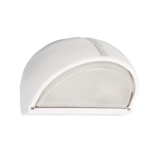 elevenpast Outdoor Light White Mariel Outdoor Bulkhead Light with Frosted Glass BH013 LW WH 6007226014396