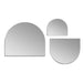 elevenpast Mirrors Set of 3 (S/M/L) Birch Dome Frameless Mirror Small | Medium | Large BIRCHDOMEFRAMELESSMIRRORSET