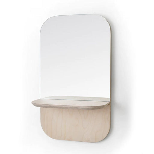 elevenpast Mirrors Birch Vertical Shelfie Mirror BIRCHVERTICALSHELFIEMIRROR
