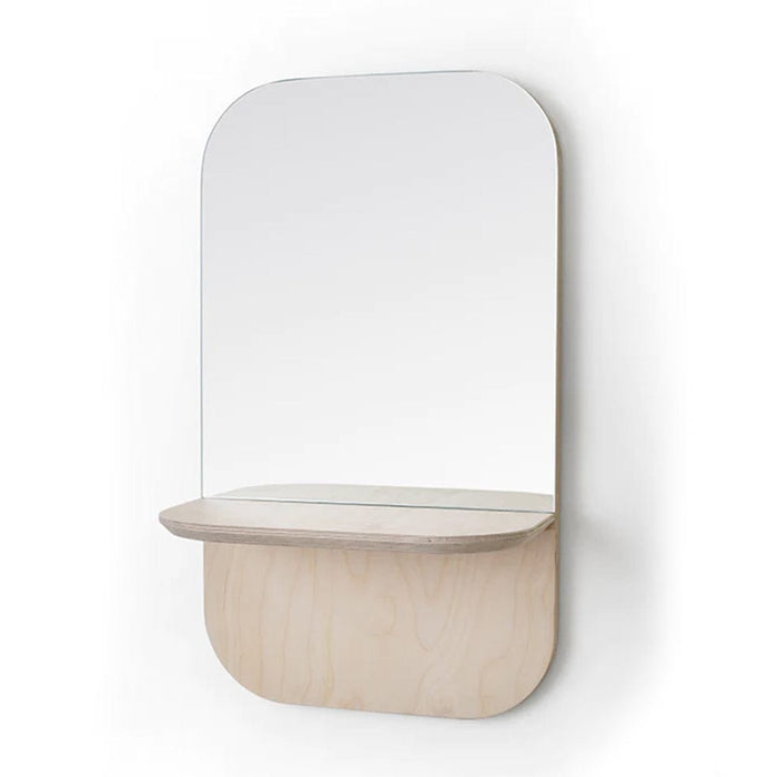 elevenpast Mirrors Birch Vertical Shelfie Mirror BIRCHVERTICALSHELFIEMIRROR